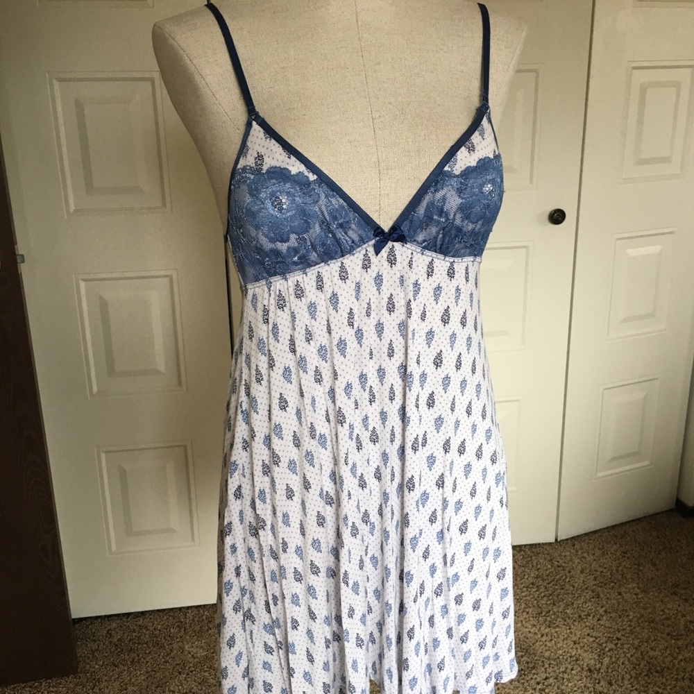 Victoria Secret Blue Lace Nighty